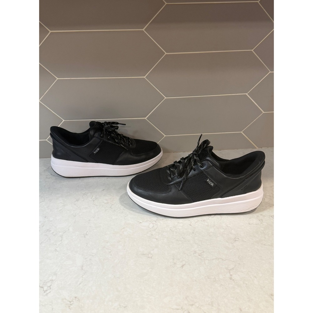 Kizik Lima Hands-Free Walking Sneakers Black White Women's 7.5 Shoes